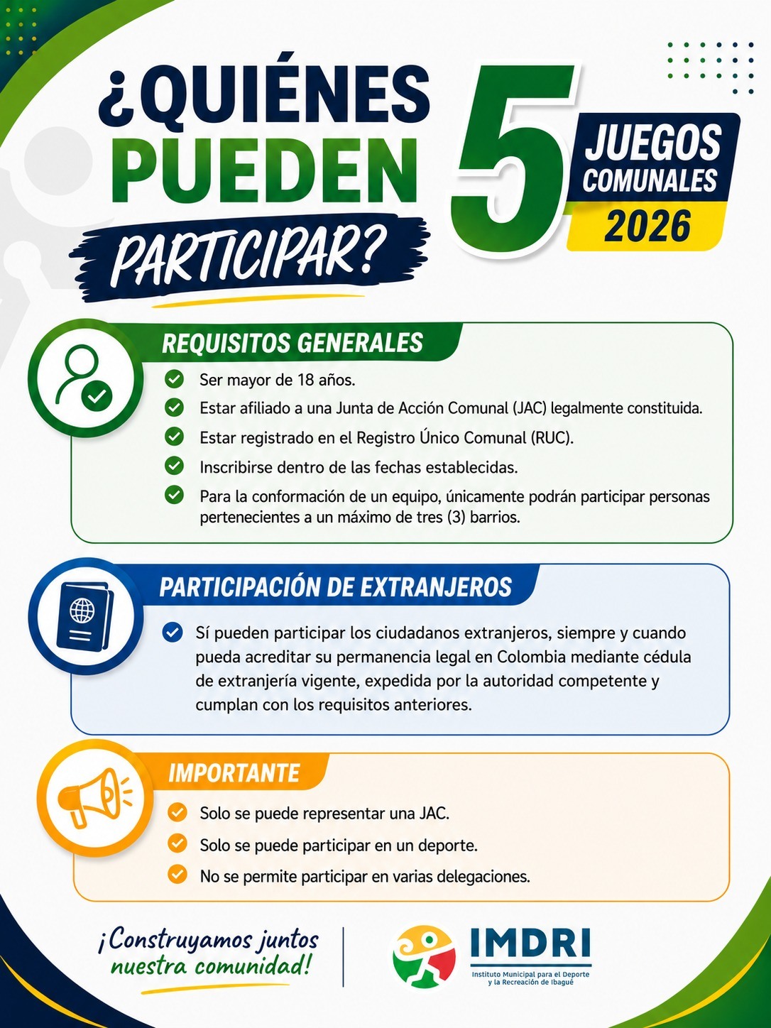 Estamos a poco de contarte la gestión del semestre A del 2026 ??. Conéctate a la primera Rendición de Cuentas del año y descubre un formato diferente para contar los avances de la ciudad. Pregunta, infórmate y recorre con nosotros las obras para todos